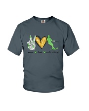 Peace Love Water Skiing Youth T-Shirt thumbnail