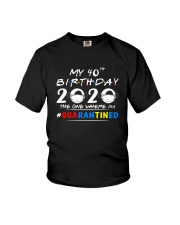 40th Birthday 2020 color Youth T-Shirt thumbnail