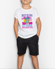Blonde girl 1st grade Nothing Stop Youth T-Shirt lifestyle-youth-tshirt-front-1
