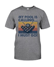 Billiards Must Go Classic T-Shirt tile