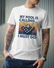 Billiards Must Go Classic T-Shirt lifestyle-mens-crewneck-front-6