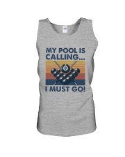 Billiards Must Go Unisex Tank thumbnail