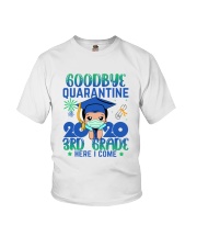 White Boy 3rd grade Goodbye quarantine Youth T-Shirt front