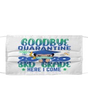 White Boy 3rd grade Goodbye quarantine Cloth face mask thumbnail