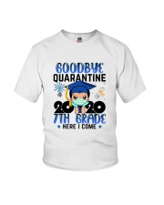 White Boy 7th grade Goodbye quarantine Youth T-Shirt front