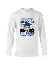 White Boy 7th grade Goodbye quarantine Long Sleeve Tee thumbnail