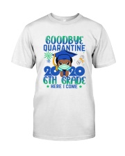 Black Boy 6th grade Goodbye quarantine Classic T-Shirt thumbnail