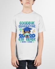 Black Boy 6th grade Goodbye quarantine Youth T-Shirt garment-youth-tshirt-front-01