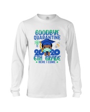 Black Boy 6th grade Goodbye quarantine Long Sleeve Tee thumbnail
