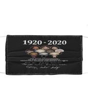 100 years 1920 Cloth face mask thumbnail