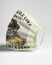 Frida Kahlo fragile upcycled dict Cloth face mask aos-face-mask-lifestyle-21