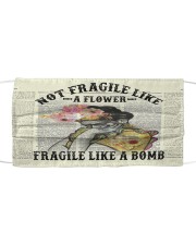 Frida Kahlo fragile upcycled dict Cloth face mask front