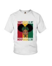 Juneteenth Is My Independence Day Youth T-Shirt front
