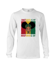 Juneteenth Is My Independence Day Long Sleeve Tee thumbnail
