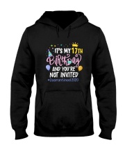 17th Birthday Party Not Invited Hooded Sweatshirt thumbnail