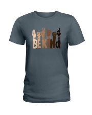 Be Kind Raise Hand Ladies T-Shirt thumbnail