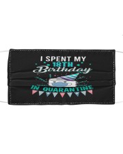 18th Spent birthday Cloth face mask thumbnail