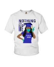Black Girl Nothing Can Stop Me Youth T-Shirt thumbnail