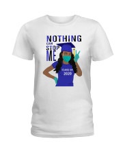 Black Girl Nothing Can Stop Me Ladies T-Shirt front