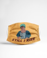 Maya Angelou each time still I rise Cloth face mask aos-face-mask-lifestyle-22