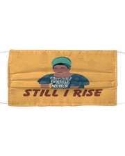 Maya Angelou each time still I rise Cloth face mask front