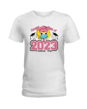 White Girl Freshman Future grad Ladies T-Shirt thumbnail