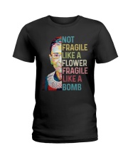RBG not fragile sticker Ladies T-Shirt thumbnail
