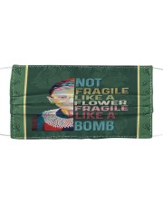 RBG not fragile sticker Cloth face mask thumbnail