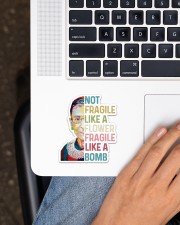 RBG not fragile sticker Sticker - Single (Vertical) aos-sticker-single-vertical-lifestyle-front-11