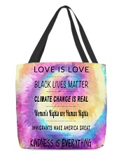 feminism 3D totebag All-over Tote back