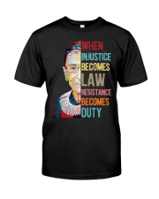 RBG duty sticker Classic T-Shirt thumbnail