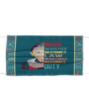 RBG duty sticker Cloth face mask thumbnail
