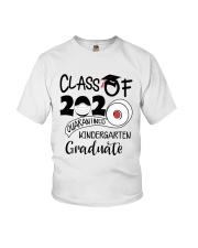 Kindergarten Quarantined Graduate Youth T-Shirt front