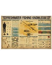 Freshwater Fishing Knowledge 17x11 Poster front