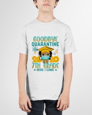 Black Girl 7th grade Goodbye quarantine Youth T-Shirt garment-youth-tshirt-front-01
