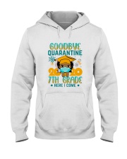 Black Girl 7th grade Goodbye quarantine Hooded Sweatshirt thumbnail