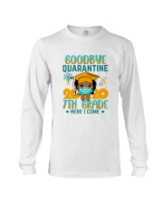 Black Girl 7th grade Goodbye quarantine Long Sleeve Tee thumbnail