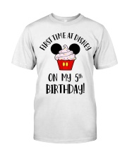 5th First time birthday Classic T-Shirt tile