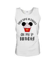 5th First time birthday Unisex Tank tile