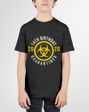 14th Birthday Quanrantined Youth T-Shirt garment-youth-tshirt-front-01