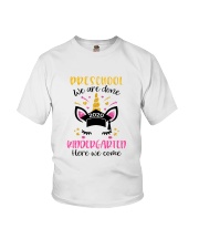 Pre-K We are done Youth T-Shirt front