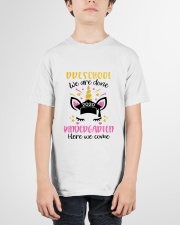 Pre-K We are done Youth T-Shirt garment-youth-tshirt-front-01