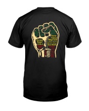 Black Matter 2 Slide front Classic T-Shirt back