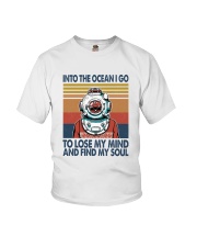 Diving Men 2 Youth T-Shirt front