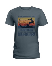 Surfing Forecast Ladies T-Shirt thumbnail