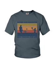 Dad Daughter Tennis Youth T-Shirt thumbnail