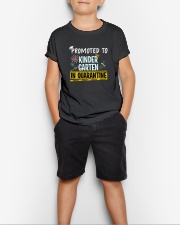 Kindergarten Promoted in quarantine Youth T-Shirt lifestyle-youth-tshirt-front-1