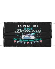 21st Spent birthday Cloth face mask thumbnail