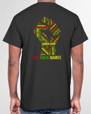 Know Justics Know Peace 2 slides Classic T-Shirt garment-tshirt-unisex-back-04