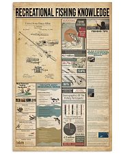 Recreational fishing knowledge 11x17 Poster front